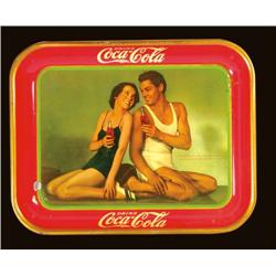 1934 Coca Cola Tin Serving Tray