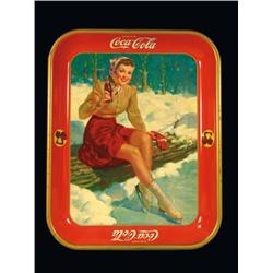 1941 Coca Cola Tin Serving Tray