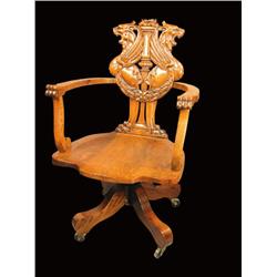Oak Office Chair