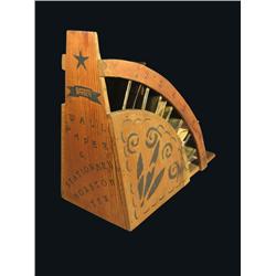 Wood Country Store Bag Holder