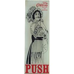Coca Cola Glass Door Push