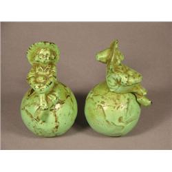 Lot of 2 Paperweights