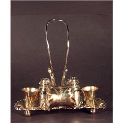 Silver Plate Caddy