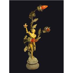 White Metal Lamp