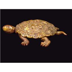 Bronze Turtle Stamp Holder