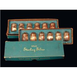 Sterling Silver Salt and Pepper Shakers