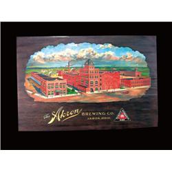 Akron Brewing Co. Wood Sign