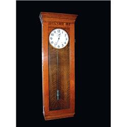 Oak Self Winding Master Clock