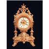 Image 1 : Victorian Clock Gilded Metal