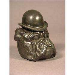 Bull Dog Inkwell