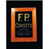 Image 1 : F.P. Corsets Reverse Glass Sign