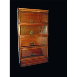 Four Stack Oak Bookcase