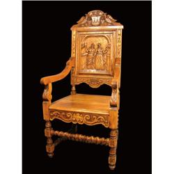1696 Oak Arm Chair