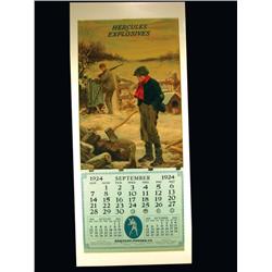 1924 Hercules Powder Co. Calendar