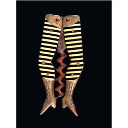 Celluloid Ladies Legs Cork Screw