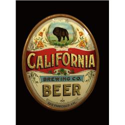 California Brewing Co. Reverse Glass 