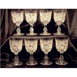 ABP Cut Glass Goblets