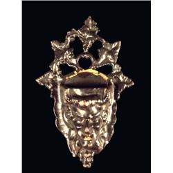 Cast Iron Devil Face Match Holder 