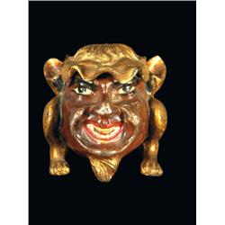 Metal Devil Inkwell/Pen Holder