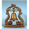 Image 1 : Brass Bell with Dolphin Bracket