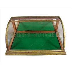 Nickel Curved Glass Showcase