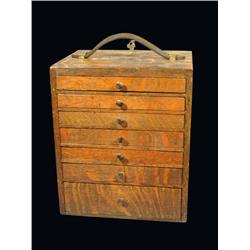 Travel Oak Dental Cabinet