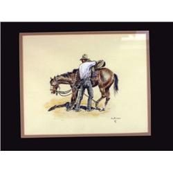 Western Pen and Ink by P.R. Sollosy