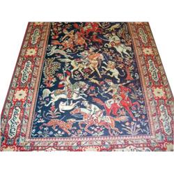 Accent Rug w/ Hunt Design