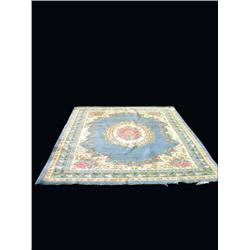 Large Area Rug/Blue floral