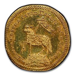 1700 German States Nurnberg Gold 1/2 Ducat MS-64 PCGS