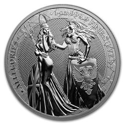 1 oz Silver Round - Germania Allegories 2019 BU (Britannia)