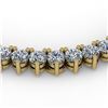 Image 1 : 18 ctw 3 Prong Graduated Diamond Riviera Necklace 14K Yellow Gold