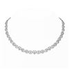 Image 1 : 19 ctw Diamond Designer Necklace 18K White Gold
