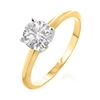 Image 1 : 1.0 ctw Certified VS/SI Diamond Solitaire Ring 2-Tone 18k 2-Tone Gold