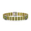 Image 1 : 26.64 ctw Tourmaline & Diamond Bracelet 14K Yellow Gold