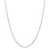 Image 2 : 14k White Gold 1.5 mm Parisian Wheat Chain - 22 in.