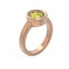 Image 1 : 2 ctw Fancy Yellow Diamond Ring 18K Rose Gold