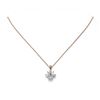 Image 2 : 1.5 ctw Princess Cut Diamond Designer Necklace 18K Rose Gold