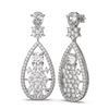 Image 2 : 6.1 ctw Diamond Earrings 18K White Gold