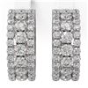 Image 2 : 7.42 ctw Diamond Designer Earrings 18K White Gold