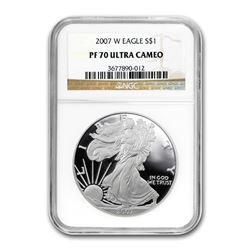 2007-W Proof Silver American Eagle PF-70 NGC