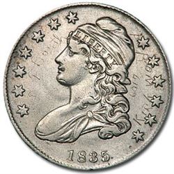 1835 Capped Bust Half Dollar XF (Details)