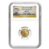 Image 1 : 1/10 oz Gold American Eagle MS-70 NGC (Random Year)