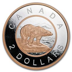 2018 Canada 5 oz Silver Big Coin Series Polar Bear (2 Dollars)