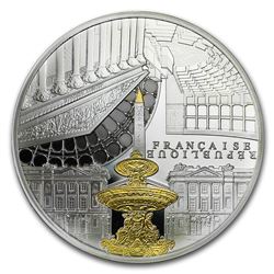 2017 5 oz Silver UNESCO (Concorde & AssemblÃ©e Nationale)