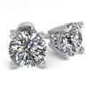 Image 1 : 1.02 ctw VS/SI Diamond Stud Designer Earrings 14k White Gold