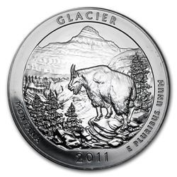 2011 5 oz Silver ATB Glacier National Park, MT