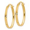 Image 2 : 14k 19 mm Oval Hoop Earrings