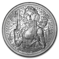2 oz Silver Round - Time Traveler: Wayfarer Maiden