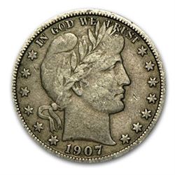 1907-O Barber Half Dollar Fine